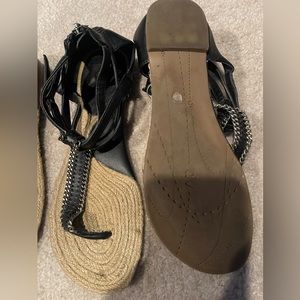 Dolce Vita chain thong sandals